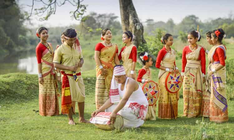 Traditional Folk Dance of Assam